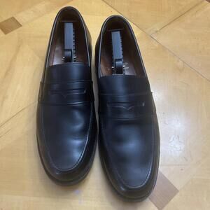 Men’s Allen Edmonds Ascher Black Leather Penny Loafer Size 11.5D.